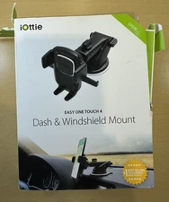 iOttie Easy One Touch 4 Dash and Windshield Car Mount - Black - Unused!