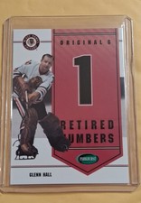 2003-04 Parkhurst Original Six Chicago Blackhawks GLENN HALL RETIRED NUMBERS,C-4