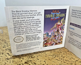 Double Dragon II: The Revenge- (Nintendo, NES) Manual Only, VGC, Fast Shipping