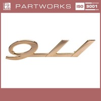 Schriftzug Original Porsche 911 F 911 Gold 46Mm 90155930521