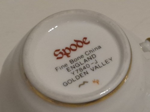 Spode Golden Valley Tea Cup & Saucer - Picture 16 of 19