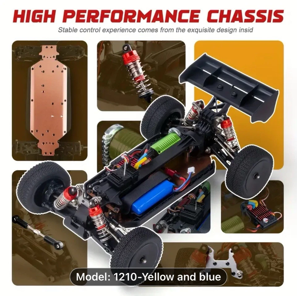 Combo Buggy y Monster Truck escala 112 sin escobillas dos y uno radiocontrol. Foto 3 de 4