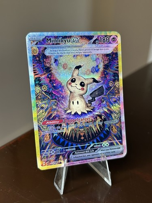#ad Pokémon TCG Mimikyu Ex 👻 Custom Made Fan Art Card Full Art Sunbreon Inspired $12.50