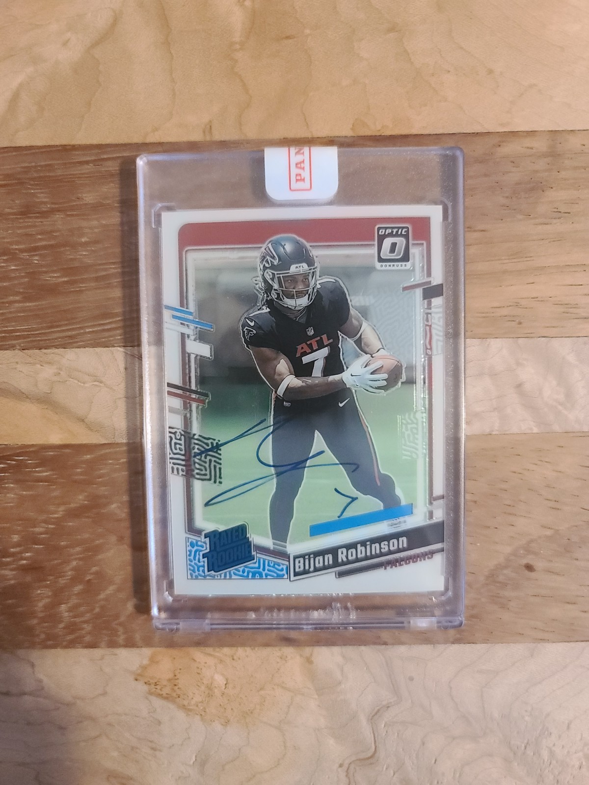 Bijan Robinson RC RPS AUTO /99 2023 Donruss Optic Rated Rookie Falcons