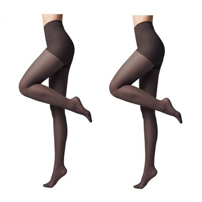 Damenstrumpfhose 2er Pack ACTIVE 40 DEN Schwarz Größe 2 Conte formend