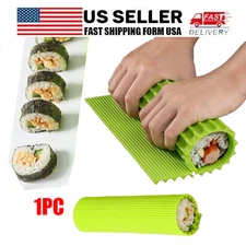Kitchen Sushi Rolling Mat Pieces Silicone Sushi Rolling Maker Non Stick Sushi