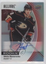 2023-24 Upper Deck Allure Rookies Red Rainbow Nikita Nesterenko #113 Auto 1p1a