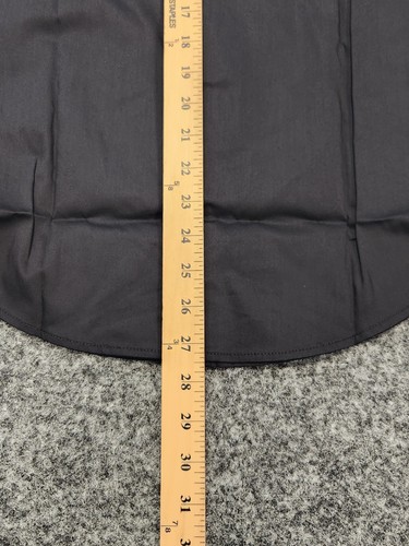 New CALVIN KLEIN Dress Shirt Boy Size 16 Husky Youth Large Black Slim Stretch - Picture 12 of 13