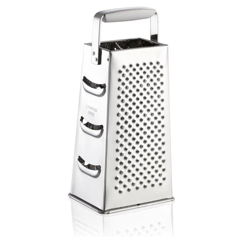 Leifheit Grattugia 4 lati Acciaio COOK & GO Cromo lucido 23120