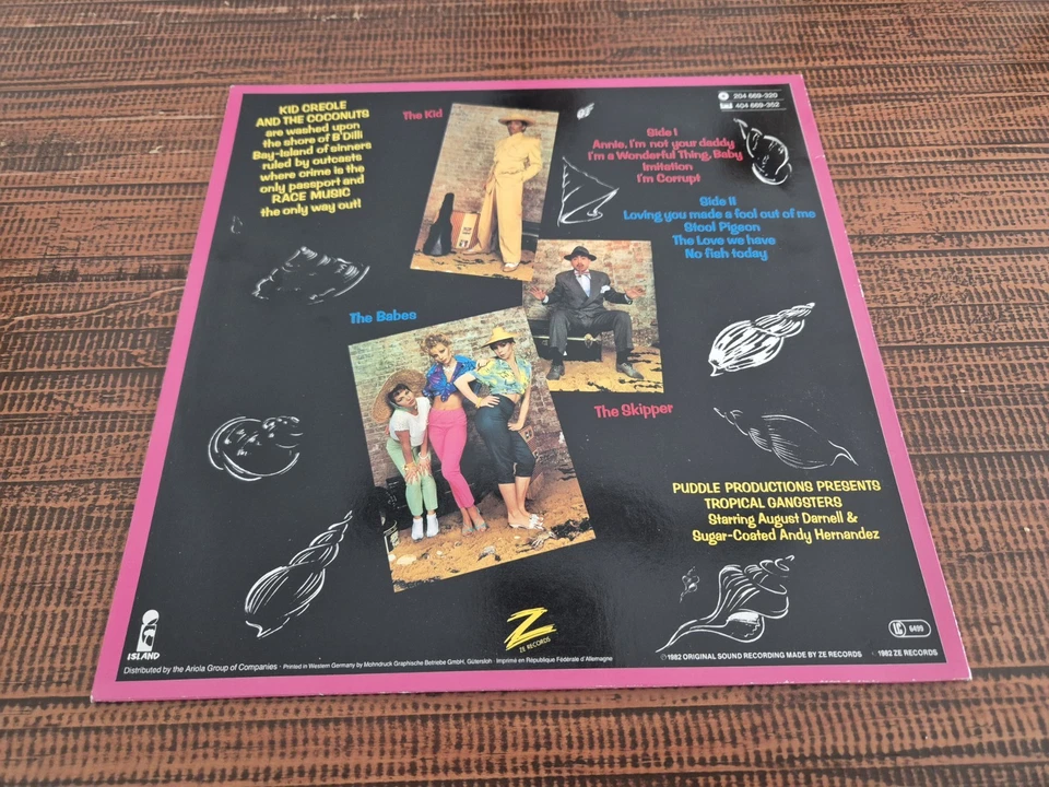 3 LPs Vinyl Kid Creole And The Coconuts Doppelganger Tropical Gangsters Fresh - Bild 2 von 4