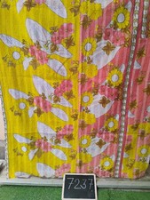 One of kind Vintage Sari Patchwork Kantha Quilt Blanket Bohemian Bedding Indian
