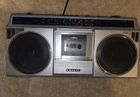 Sanyo Portable Radio Cassette Recorder M9802 Radio Works, Tape Deck Needs Repair