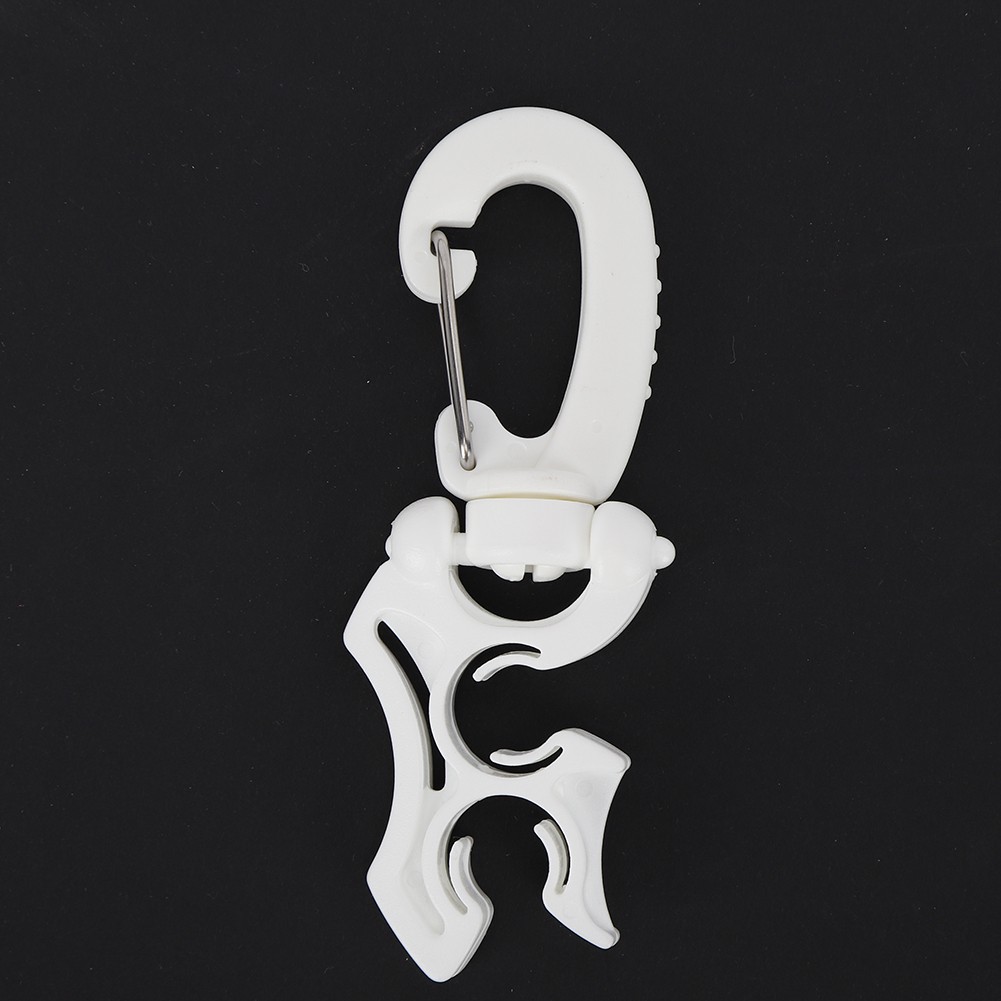 Plastic Scuba Diving BCD Breathing Regulator Hose Holder Quick Release Buckle Fi