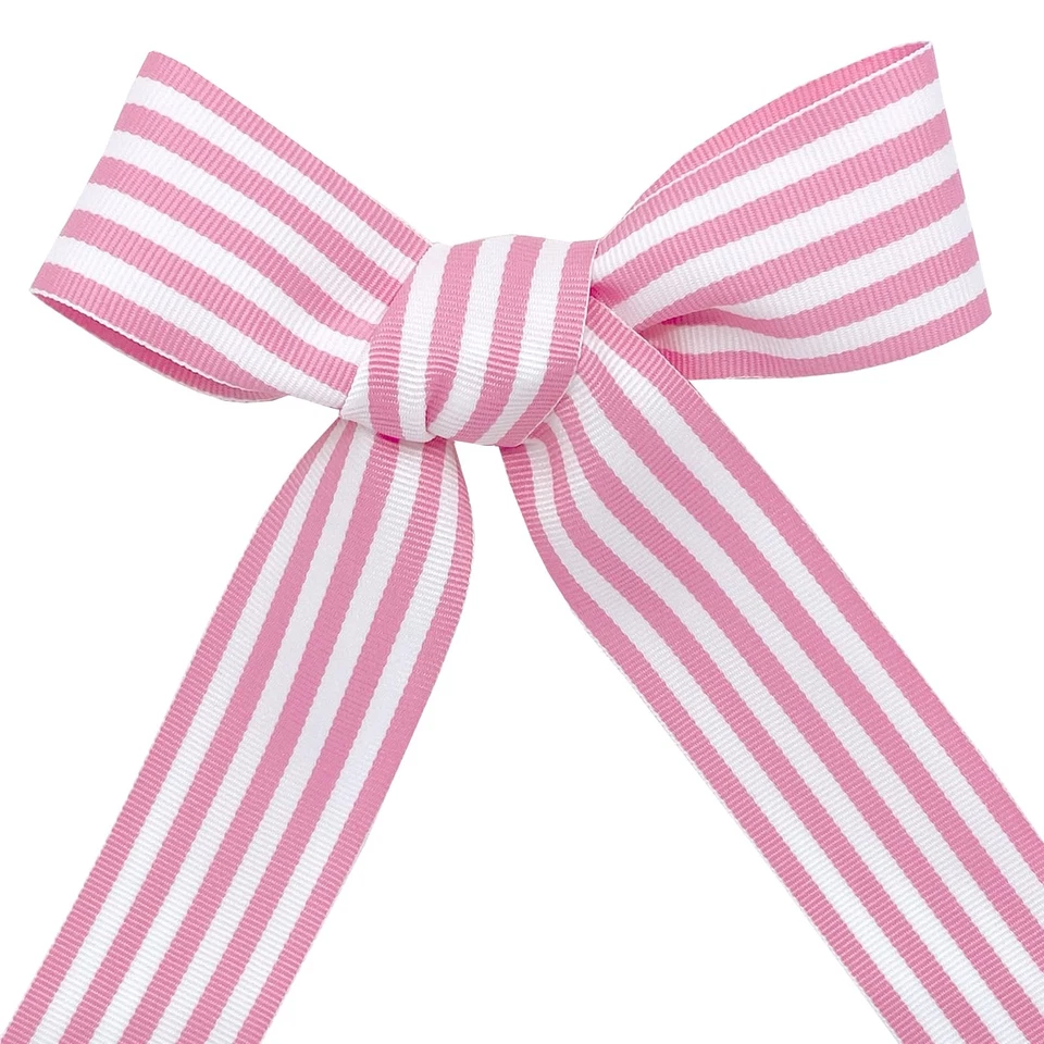Pink Grosgrain Decorative Ribbon Trim 20 Yards for Crafts Gifts and Decor - Image 3 of 4