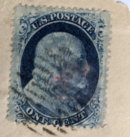 Filadelfia, Pensilvania, EE. UU.--Niagara District Bank, St. Catharines, CA/Debido 1/2p/1-C. EE. UU./1850s Foto 3 de 3