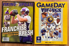Bob Lurtsema's VIKING UPDATE CHAD GREENWAY 2006 Gameday Vikings Oilers Sept 1989