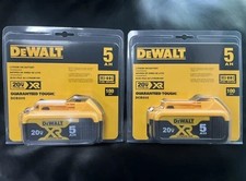 2 Pack DEWALT DCB205-2 20V Max XR 5.0Ah Lithium-Ion Batteries NEW