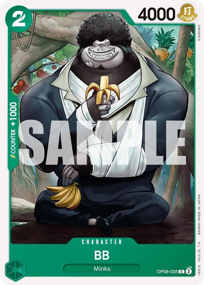 2024 One Piece Card Game: Two Legends - BB (#OP08-035, Common, Near Mint)