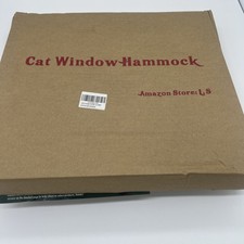 Cat Window Perch Folding Cat Hamock for Closing Curtain Up to 50lb Open Box