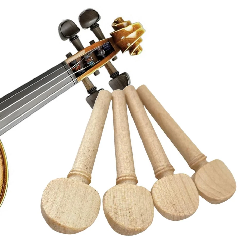 Lot De 4 Chevilles Pour Violon, Légères, Faciles à Utiliser, Pratiques - Photo 4/4