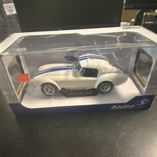 Solido Shelby Cobra 427 S/C 1:18 Diecast Car White Blue Stripes Unopened Box