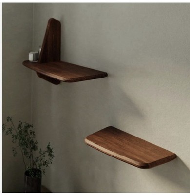 Mau Pebbles Cat Shelf Walnut