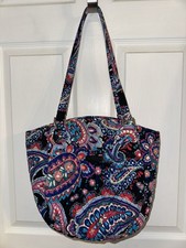 Vera Bradley Glenna Shoulder Bag Retired Colorful "Haymarket Paisley" Medium