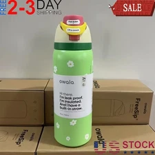 Owala 32 Oz. Darling Daisy UO Exclusive FreeSip Stainless Steel Water Bottle NEW