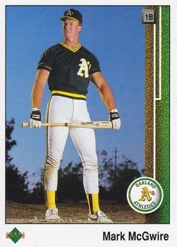 1989 Upper Deck #300 Mark McGwire ATHLETICS