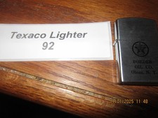 Texaco Continental Lighter #92, Please Read Listing, No Returns
