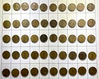 1912-P Lincoln Wheat Cent Penny 50 Coin lot FULL Roll G Good Grade Lot:B