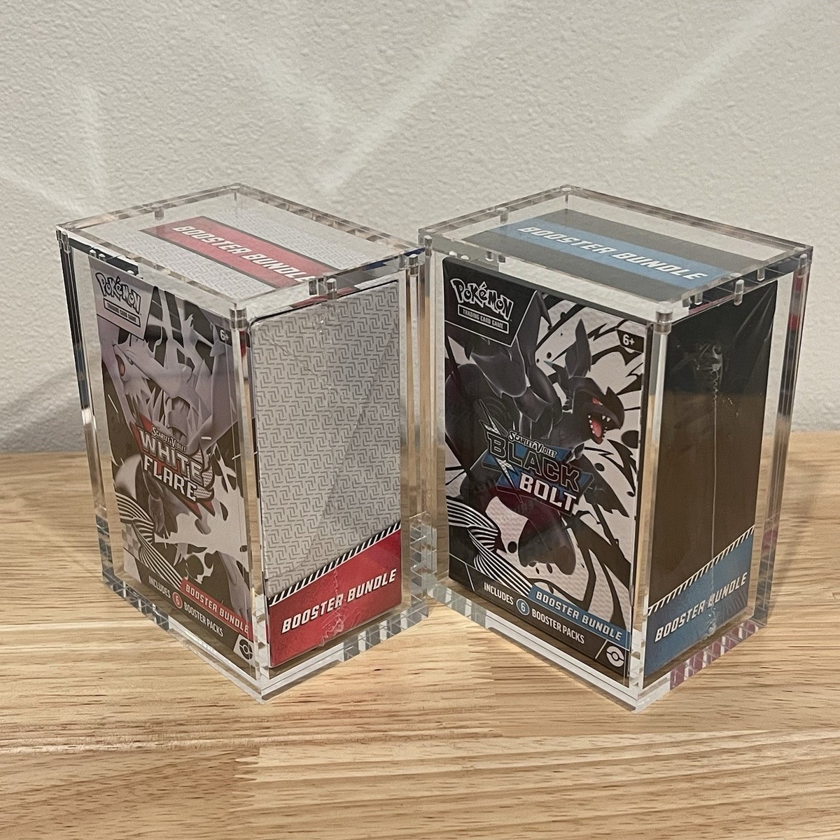 Pokemon Booster Box Acrylic Display Case x30 PCS Magnetic 99% UV Rejection