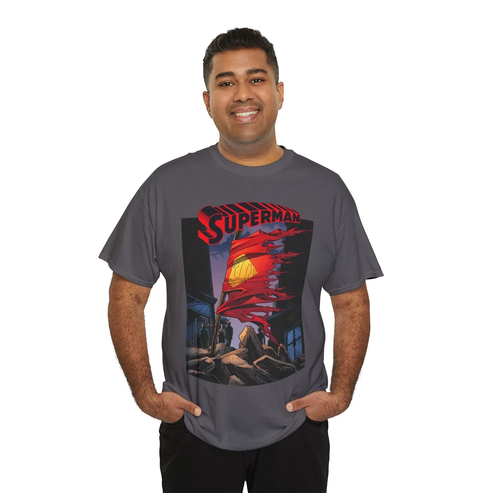 Death of Superman T-Shirt - DC Comics - Superman 75 - Doomsday Battle