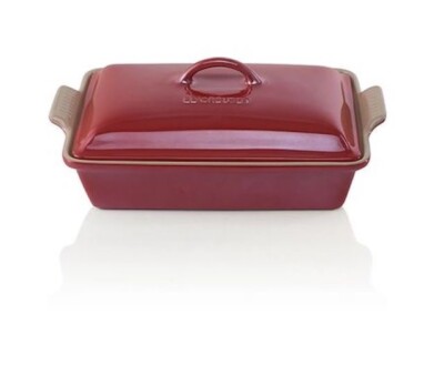 Le Creuset Light Pearlized Metallic Casserole With Lid Cerise 4 Qt. Hard To Find