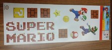 Super Mario 11 Wall Decals 2018 Nintendo, Mint