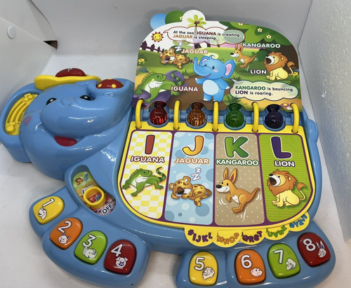 VTech Touch &Teach Elephant ABC Toy for Toddlers Excellent Lights Music Story - Picture 2 of 3