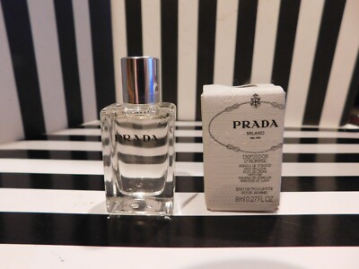 Prada Milano Infusion D'Homme For Men Eau de Toilette .27oz / 8ml New in Mini