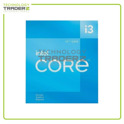 ** BX8071512100F Intel Core i3-12100F Quad-Core 3.30GHz 12MB 58W Processor**