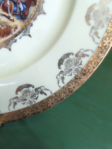 Antique 1930s Germany Rosenthal China Napoleon Cabinet Plate - Picture 12 of 14