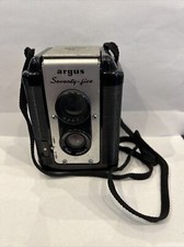 Vtg ARGUS Seventy-five Camera Original Leather Case Untested 620 Film