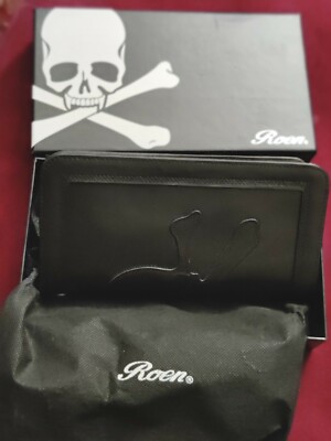 ROEN Peace & Love Skull Biker Punk Rocker Bifold Long