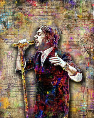 Rob Thomas Matchbox 20 8x10in Poster Rob Thomas Art Free Shipping US