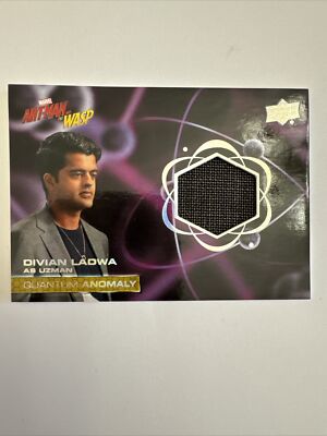Ant-Man and the Wasp Costume Wardrobe Trading Card #QM10 Divian Ladwa as Uzman