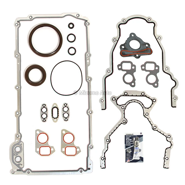 Full Gasket Set Fit 07-14 Cadillac Chevrolet GMC Sierra 1500 Yukon 6.0 6.2 VIN Y - Image 3 of 4