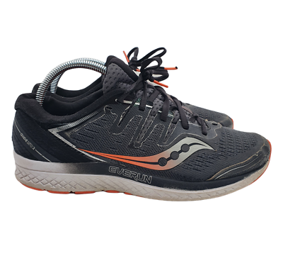 Saucony Guide ISO Running Shoes Mens S20464-3 Black Silver