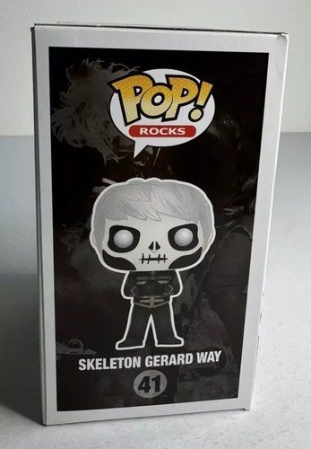 FUNKO POP! - SKELETON GERARD WAY 41 ☆ My Chemical Romance ☆ Special Edition 2019 - Imagen 4 de 6