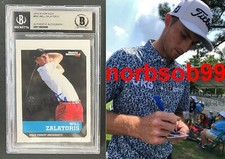 WILL ZALATORIS SIGNED 2018 SI FOR KIDS ROOKIE CARD wEXACT PROOF BECKETT BGS SLAB