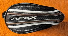 CALLAWAY APEX HYBRID HEADCOVER BLACK - SILVER HAS CHANGEABLE # TAG