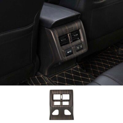 For Toyota Avalon 2019-2022 DX Matte Wood Grain Outlet Rear Air Anti-Kick Panel