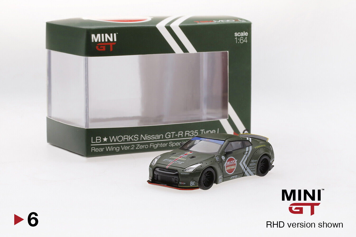 MINI GT 6 LB * WORKS Nissan GT-R R35 Type 1 MINI GT Hong Kong Exclusive  MINIGT